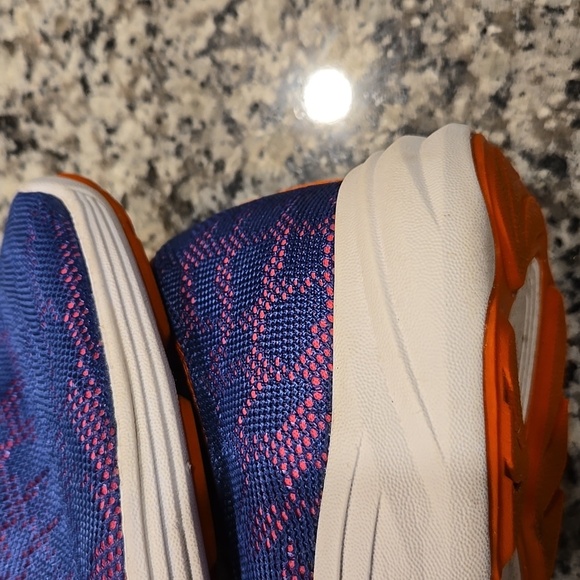 VIONIC AGILE HYDRA MESH COMFORT SLIP-ON SNEAKERS. SIZE 9.5. PURPLE/ORANGE. - Picture 9 of 12